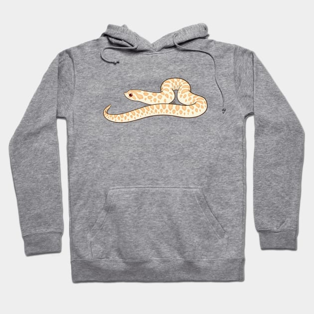 Albino Western Hognose Hoodie by anacecilia